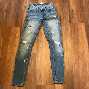 Distressed KanCan skinny jeans